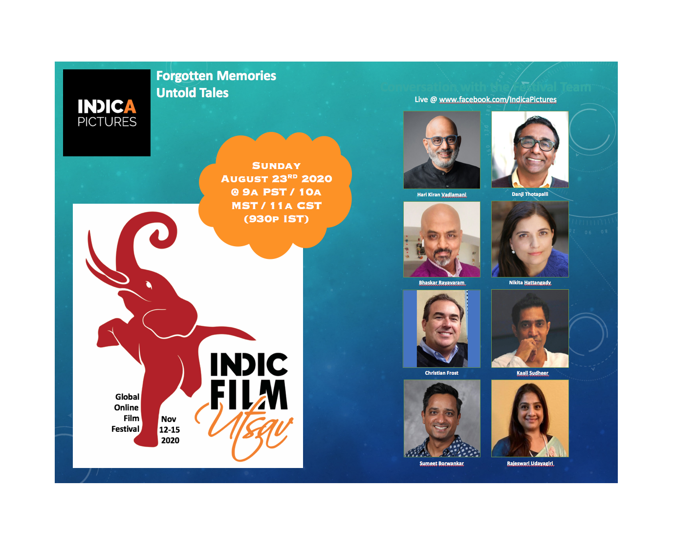 Facebook Live Panel Discussion with Indica Pictures Team